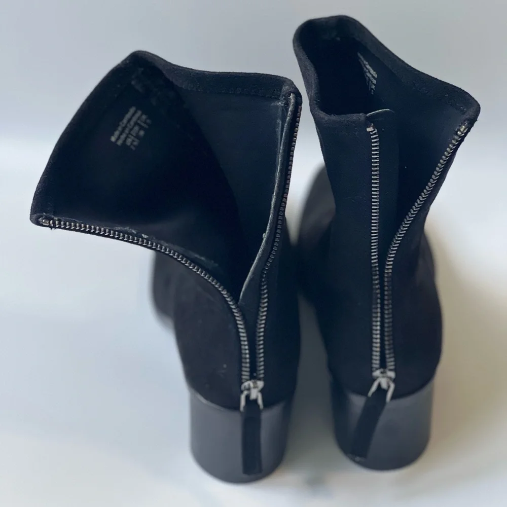 Aldo Women’s Black Zipper Back Boots - 7.5 - Picture 7 of 11